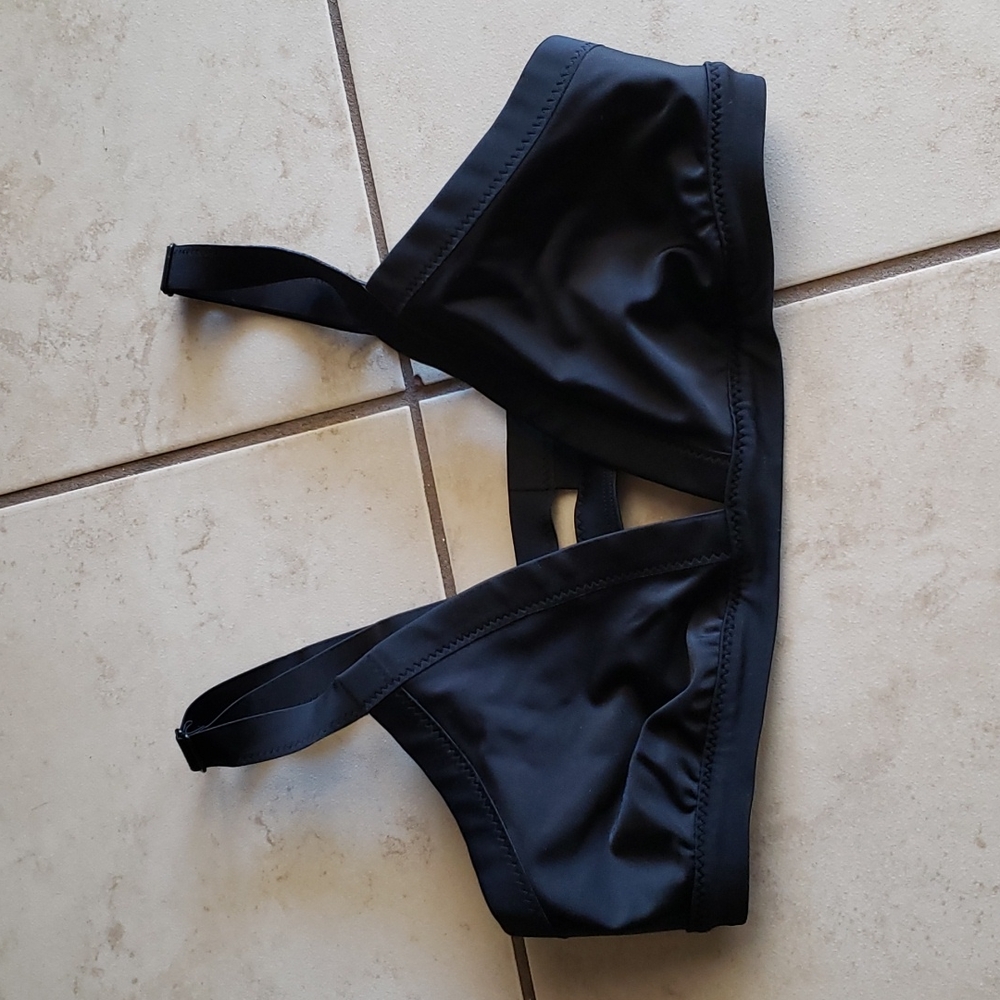 Lululemon Athletica Black Bikini Top